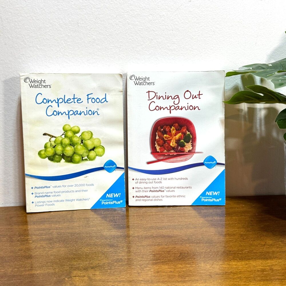 Weight Watchers WW Complete Food & Dining Out Companion 2 Books Points Plus 2011